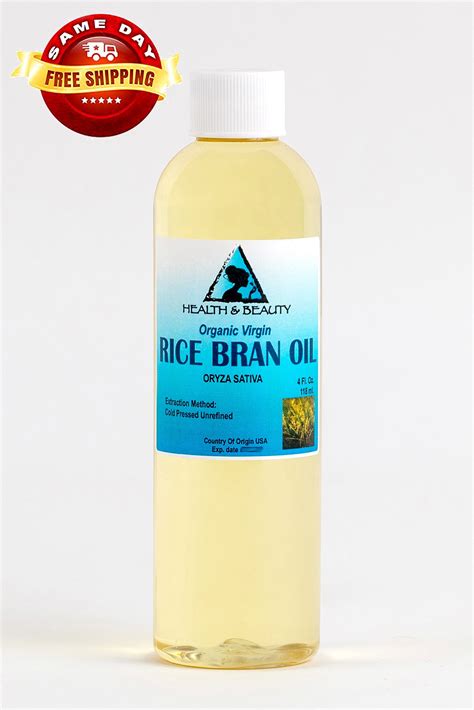 unrefined rice bran oil.